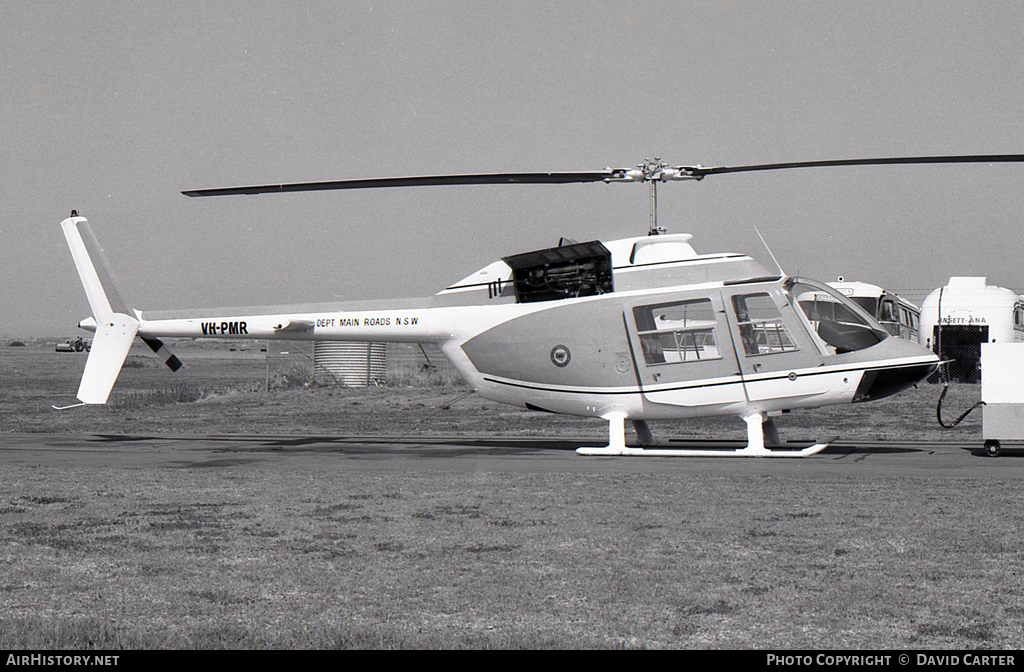 Aircraft Photo of VH-PMR | Bell 206A JetRanger | Department of Main Roads | AirHistory.net #24361
