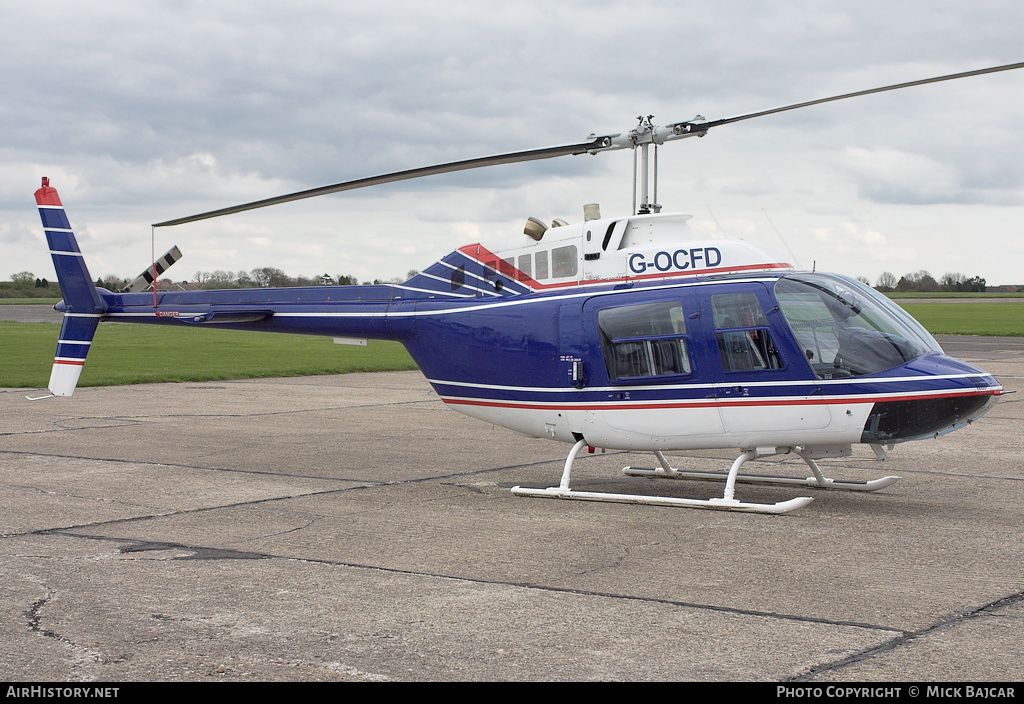 Aircraft Photo of G-OCFD | Bell 206B JetRanger II | AirHistory.net #24388