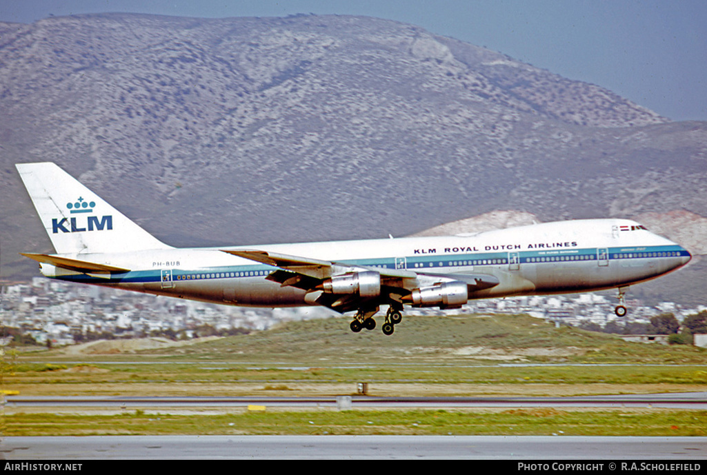 Aircraft Photo of PH-BUB | Boeing 747-206B | KLM - Royal Dutch Airlines | AirHistory.net #24396