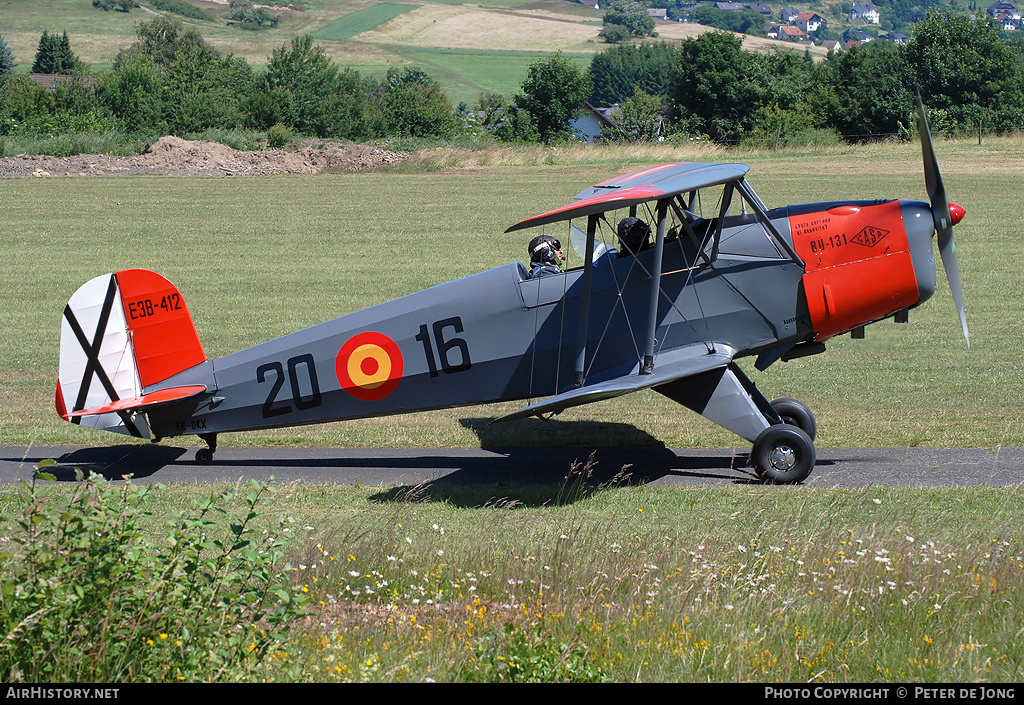 Aircraft Photo of EC-DKX / E3B-412 | CASA 1.131E Jungmann | Spain - Air Force | AirHistory.net #24401