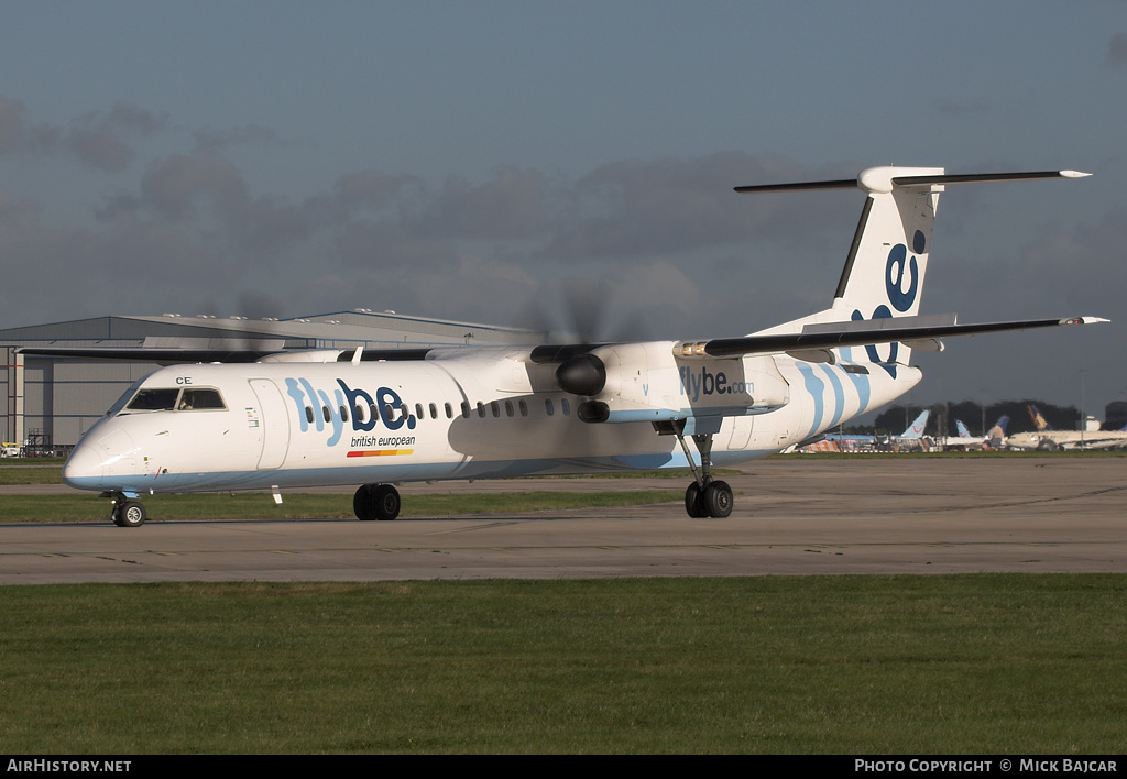 Aircraft Photo of G-JECE | Bombardier DHC-8-402 Dash 8 | Flybe - British European | AirHistory.net #24416