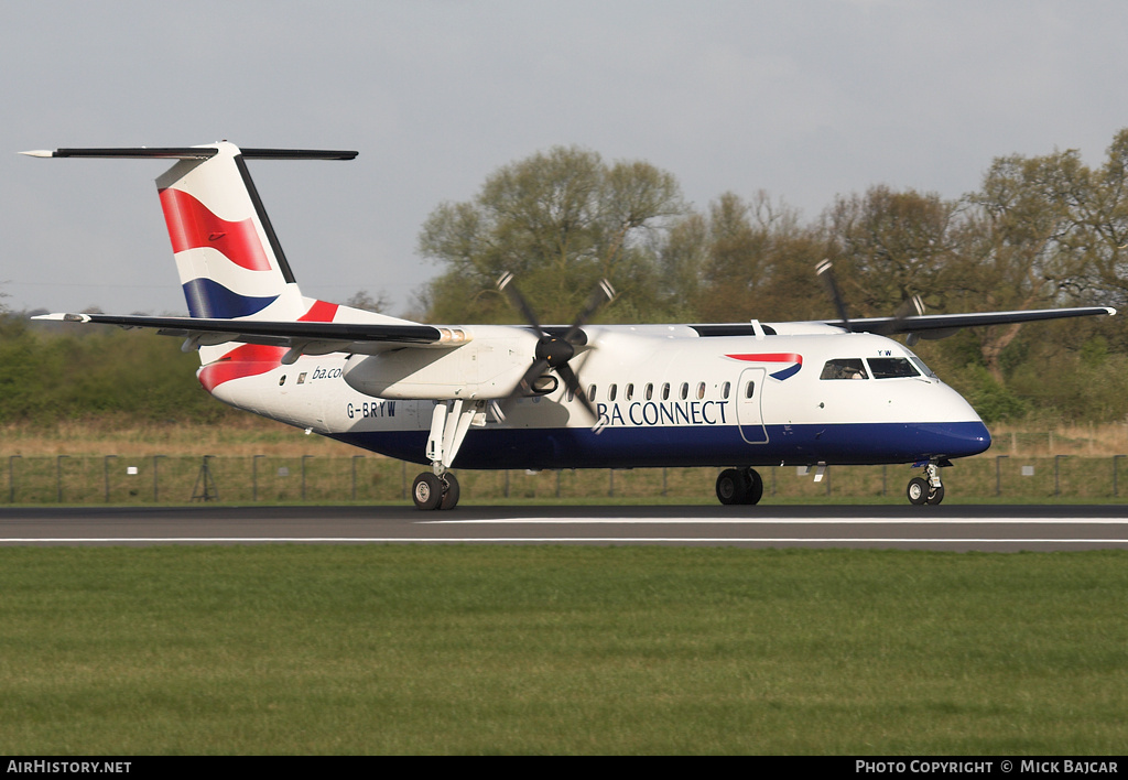 Aircraft Photo of G-BRYW | Bombardier DHC-8-311Q Dash 8 | BA Connect | AirHistory.net #24417