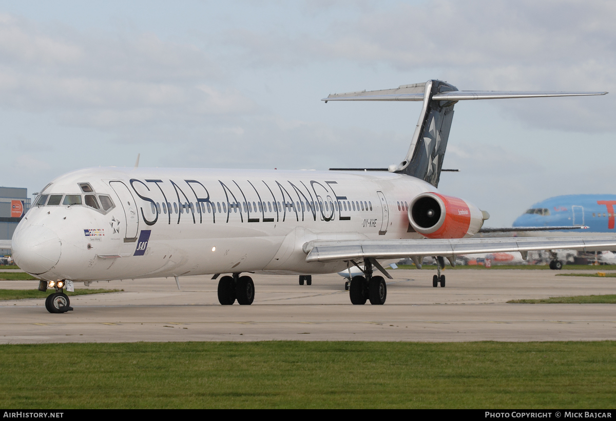 Aircraft Photo of OY-KHE | McDonnell Douglas MD-82 (DC-9-82) | Scandinavian Airlines - SAS | AirHistory.net #24424