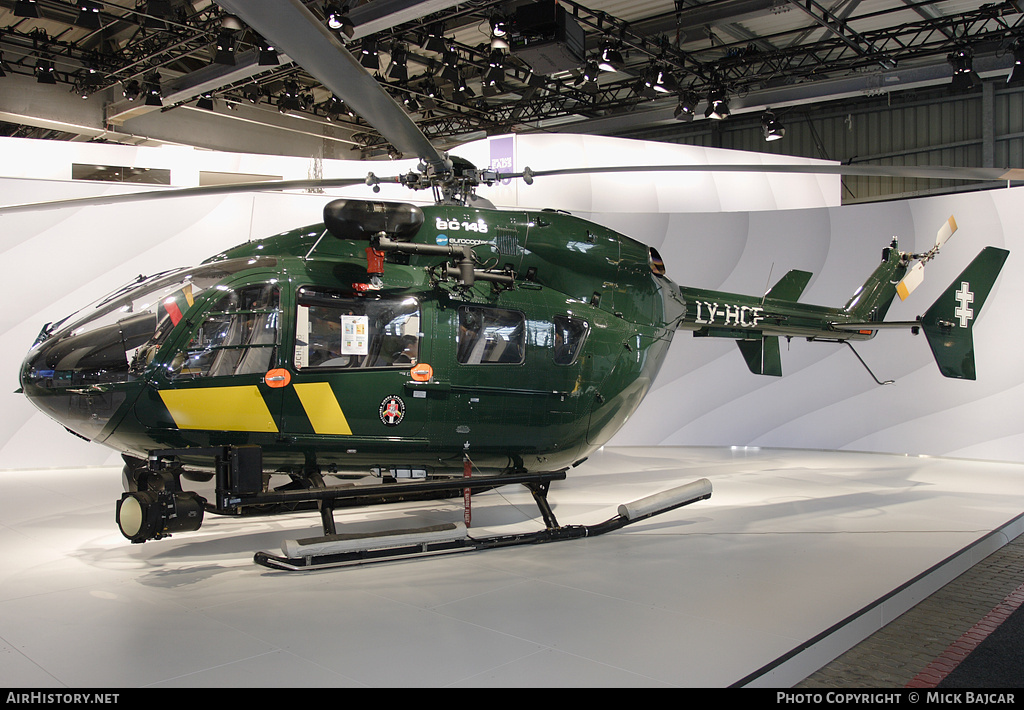Aircraft Photo of LY-HCF | Eurocopter-Kawasaki EC-145 (BK-117C-2) | Lithuania - Border Guard | AirHistory.net #24439