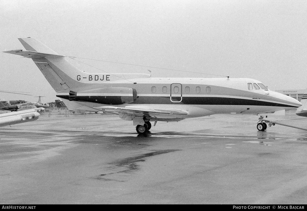 Aircraft Photo of G-BDJE | Hawker Siddeley HS-125-600B | AirHistory.net #24445