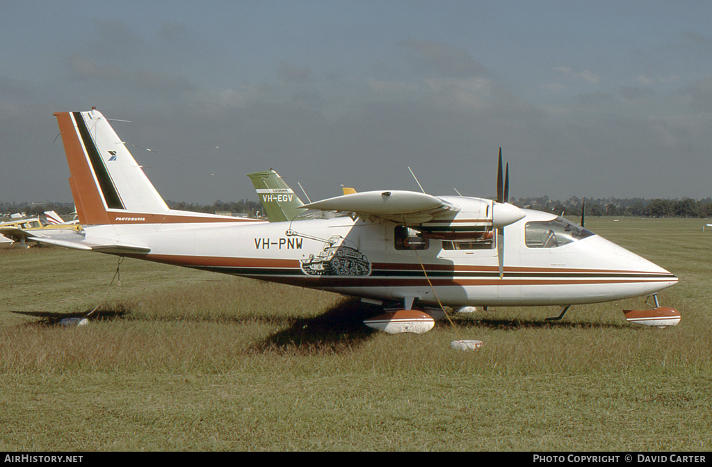 Aircraft Photo of VH-PNW | Partenavia P-68B | Tank Aviation | AirHistory.net #24456