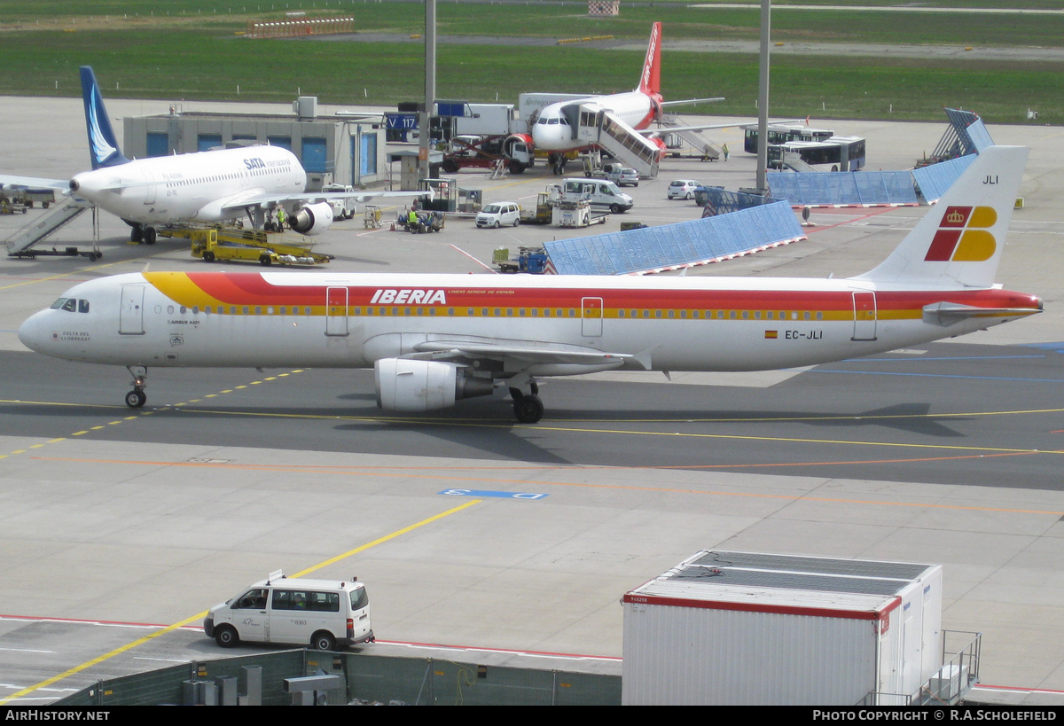 Aircraft Photo of EC-JLI | Airbus A321-211 | Iberia | AirHistory.net #24458