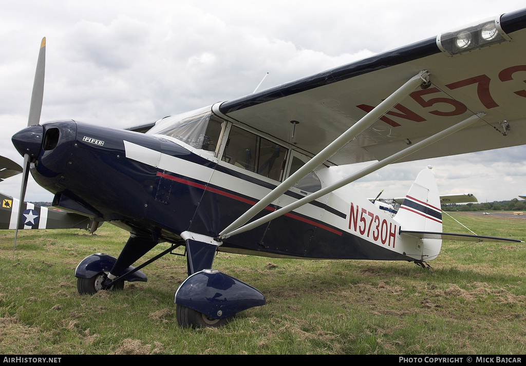 Aircraft Photo of N5730H | Piper PA-16 Clipper | AirHistory.net #24473