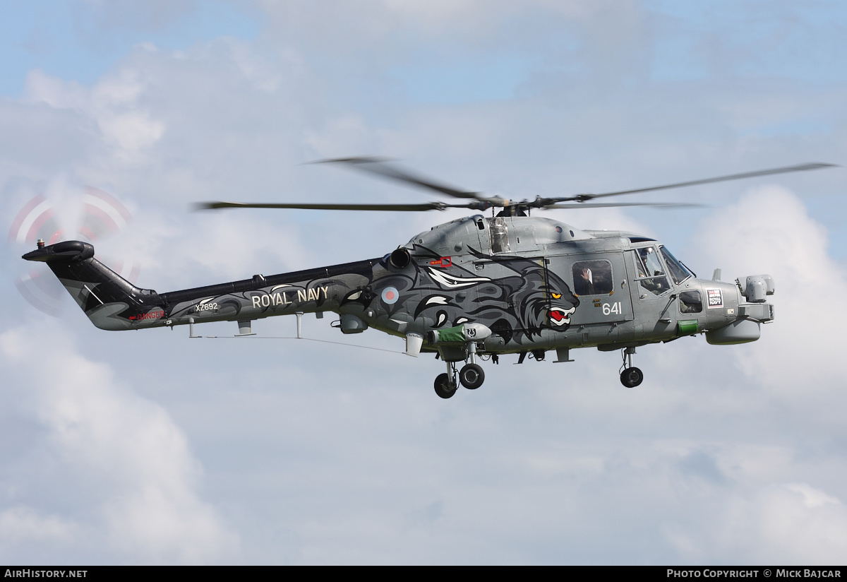 Aircraft Photo of XZ692 | Westland WG-13 Lynx HMA8DSP | UK - Navy | AirHistory.net #24499