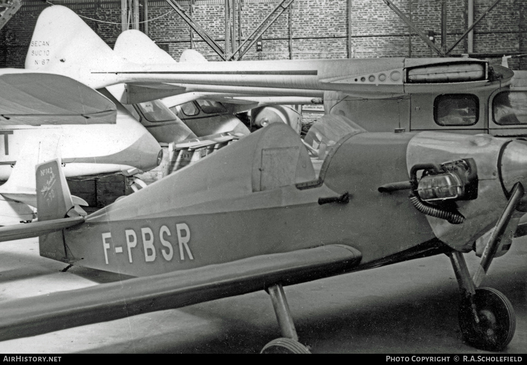 Aircraft Photo of F-PBSR | Jodel D-92 Bebe | AirHistory.net #24521