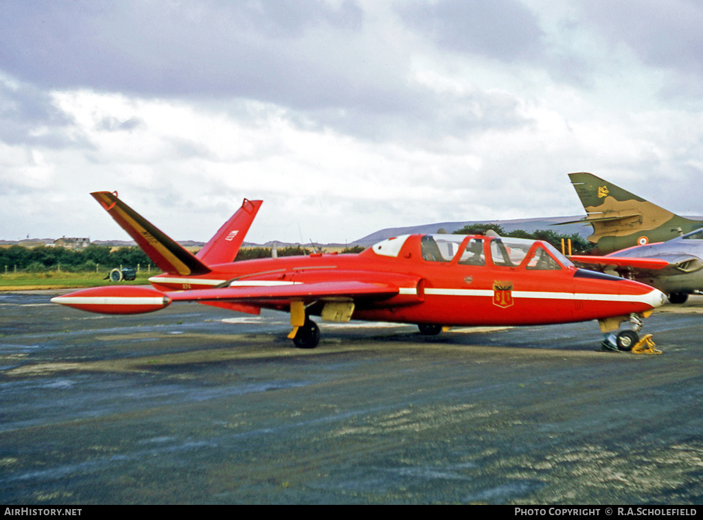 Aircraft Photo of MT17 | Fouga CM-170R Magister | Belgium - Air Force | AirHistory.net #24523