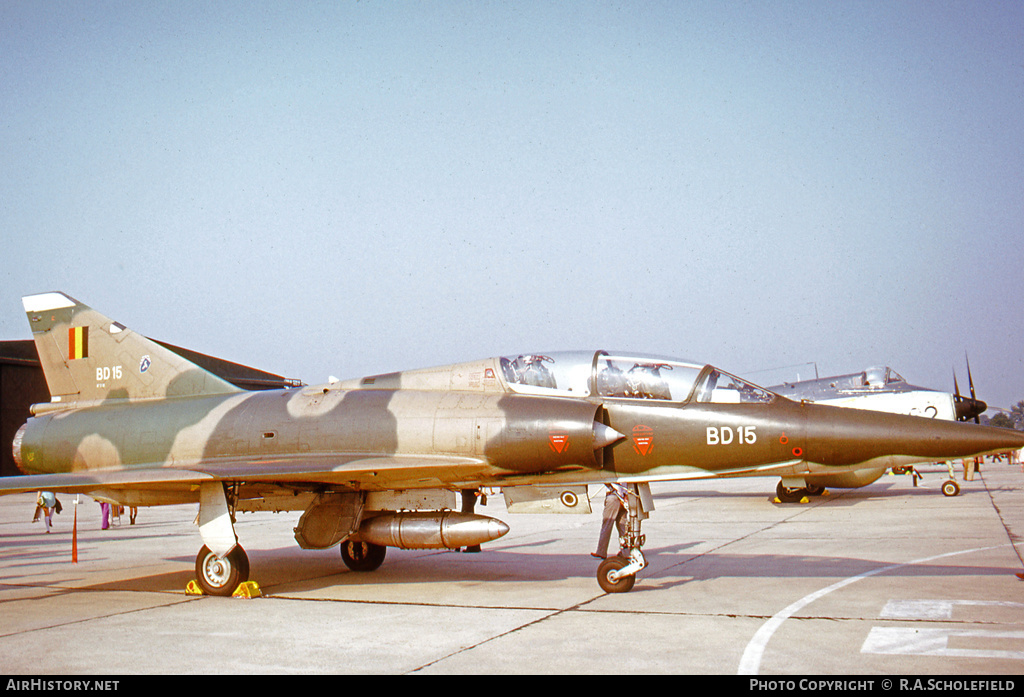 Aircraft Photo of BD15 | Dassault Mirage 5BD | Belgium - Air Force | AirHistory.net #24525