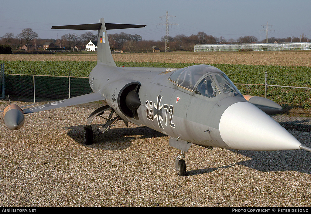 Aircraft Photo of 2672 | Lockheed F-104G Starfighter | Germany - Navy | AirHistory.net #24539