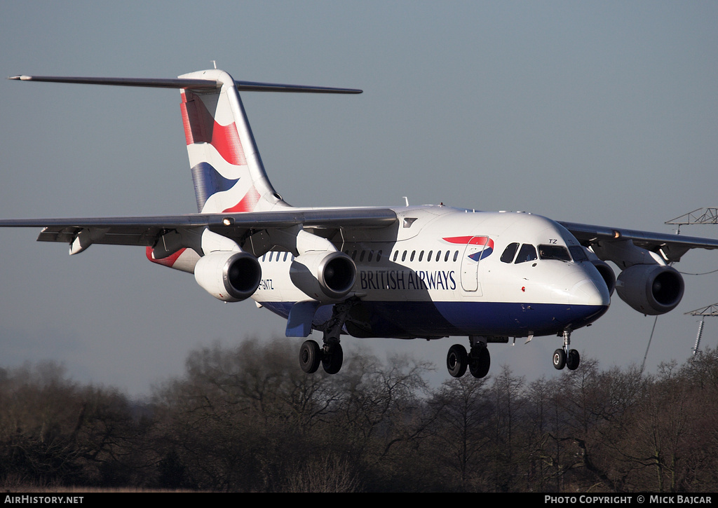 Aircraft Photo of G-GNTZ | British Aerospace BAe-146-200A | British Airways | AirHistory.net #24555