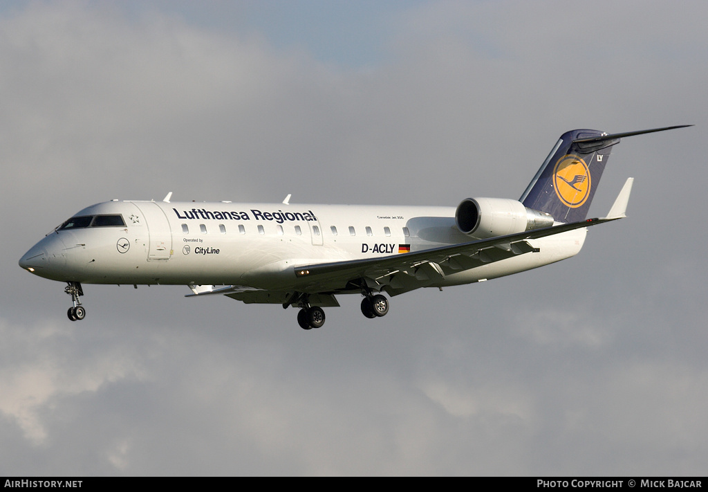 Aircraft Photo of D-ACLY | Canadair CRJ-200LR (CL-600-2B19) | Lufthansa Regional | AirHistory.net #24559