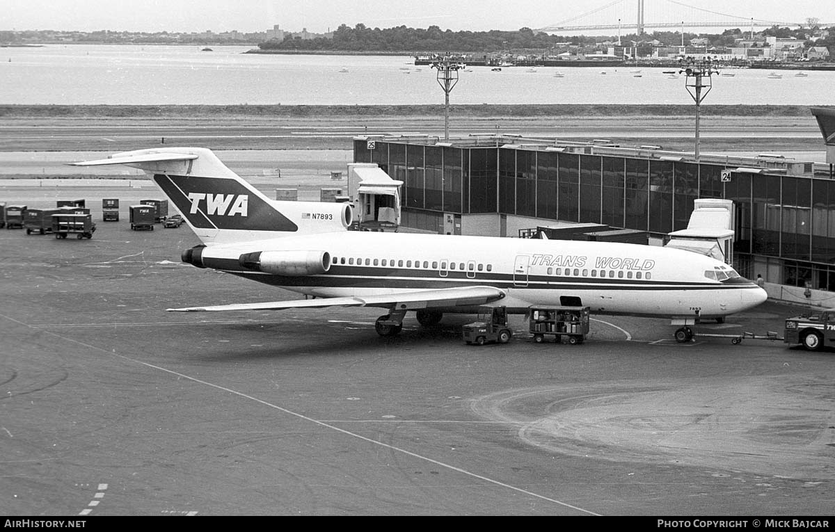 Aircraft Photo of N7893 | Boeing 727-31 | Trans World Airlines - TWA | AirHistory.net #24573