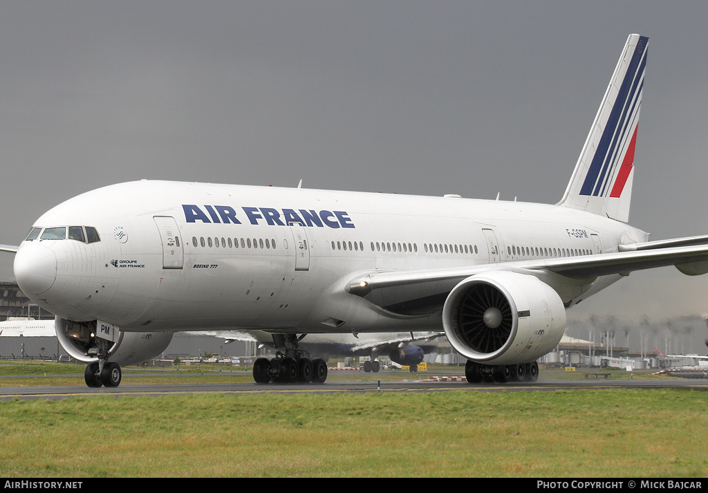 Aircraft Photo of F-GSPM | Boeing 777-228/ER | Air France | AirHistory.net #24634
