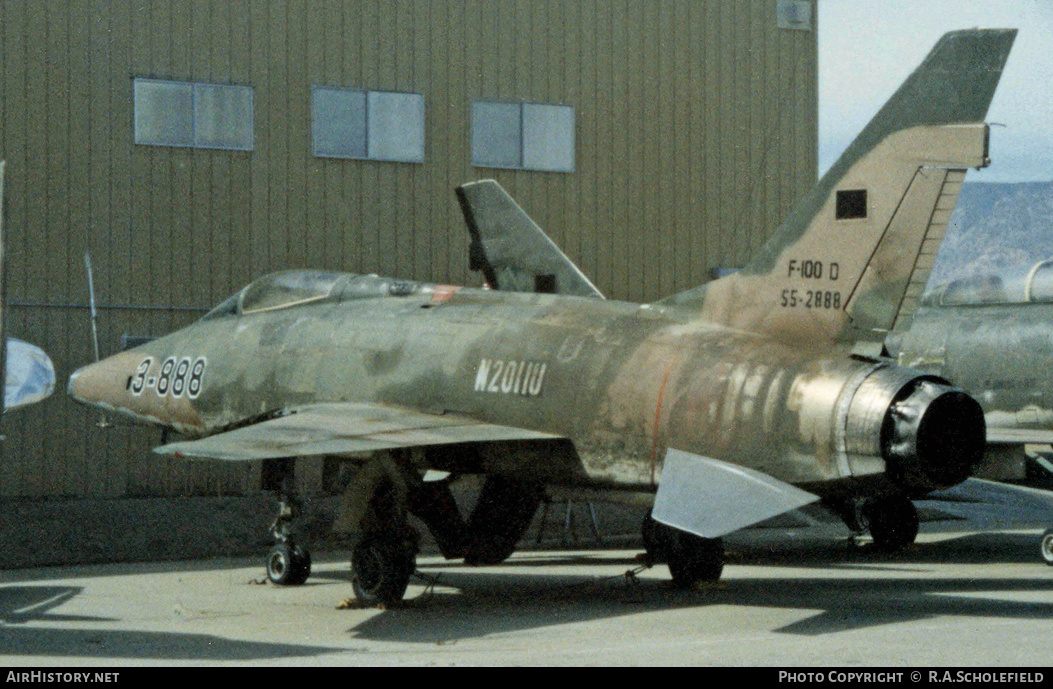 Aircraft Photo of N2011U / 55-2888 | North American F-100D Super Sabre | AirHistory.net #24661