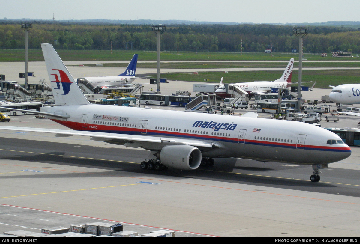 Aircraft Photo of 9M-MRQ | Boeing 777-2H6/ER | Malaysia Airlines | AirHistory.net #24670