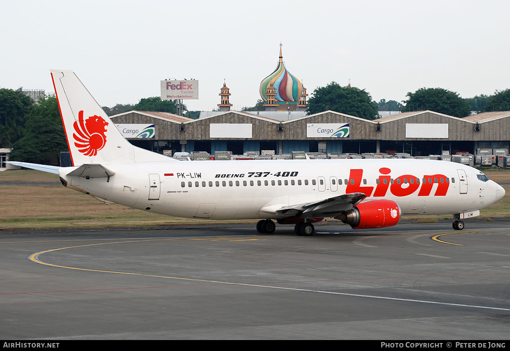 Aircraft Photo of PK-LIW | Boeing 737-4Y0 | Lion Air | AirHistory.net #24732