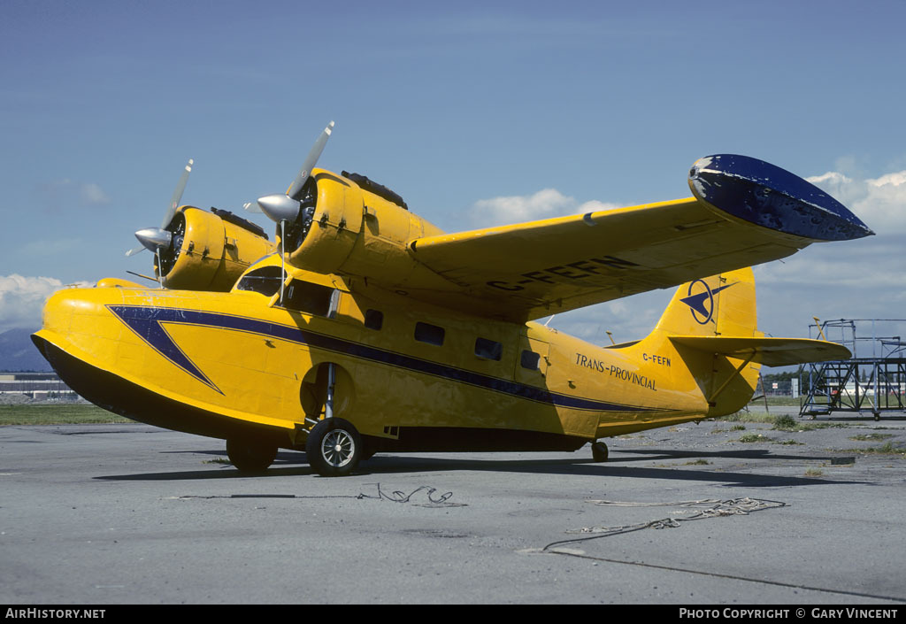 Aircraft Photo of C-FEFN | Grumman G-21A Goose | Trans-Provincial Airlines | AirHistory.net #24754