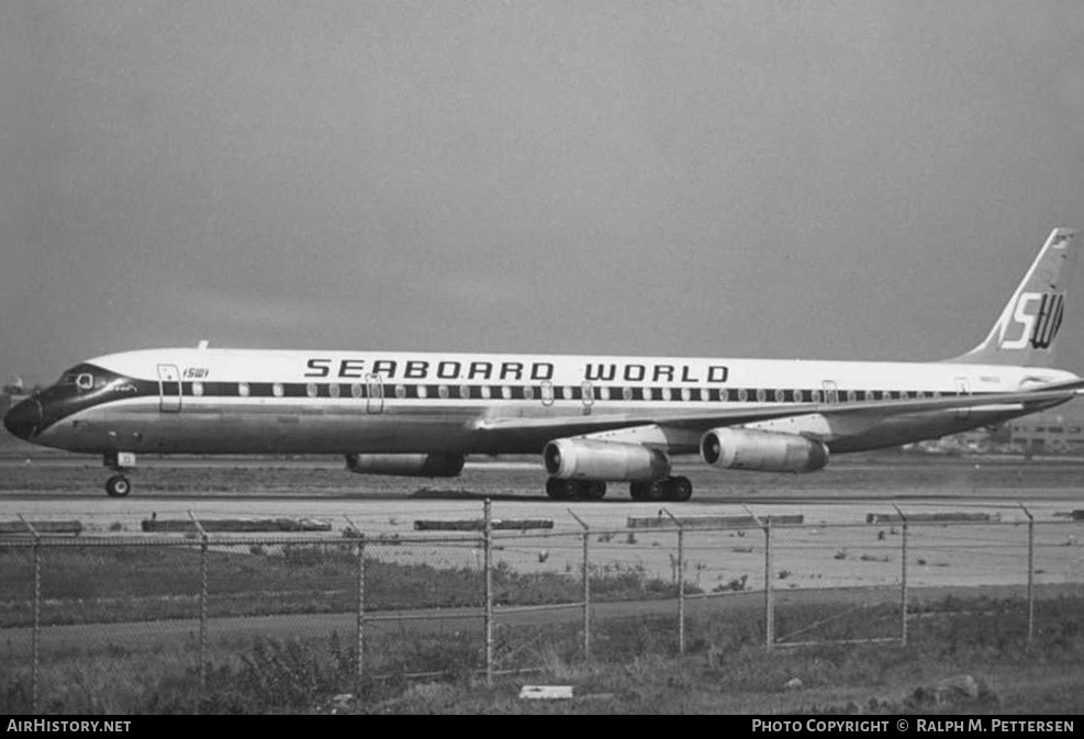 Aircraft Photo of N8633 | McDonnell Douglas DC-8-63CF | Seaboard World Airlines | AirHistory.net #24798