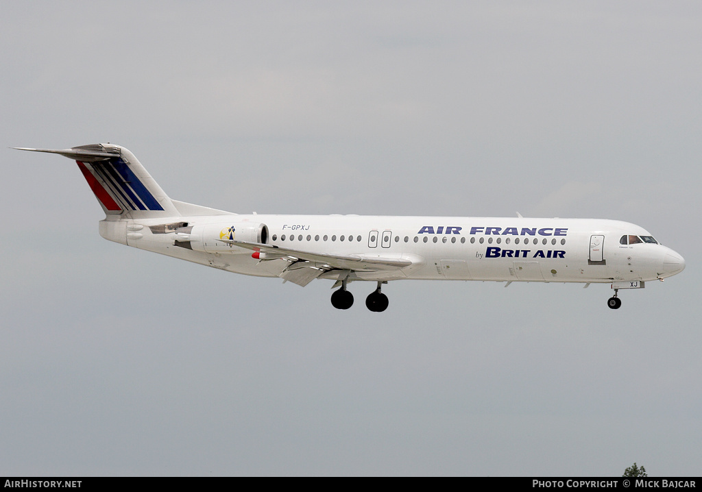 Aircraft Photo of F-GPXJ | Fokker 100 (F28-0100) | Air France | AirHistory.net #24855