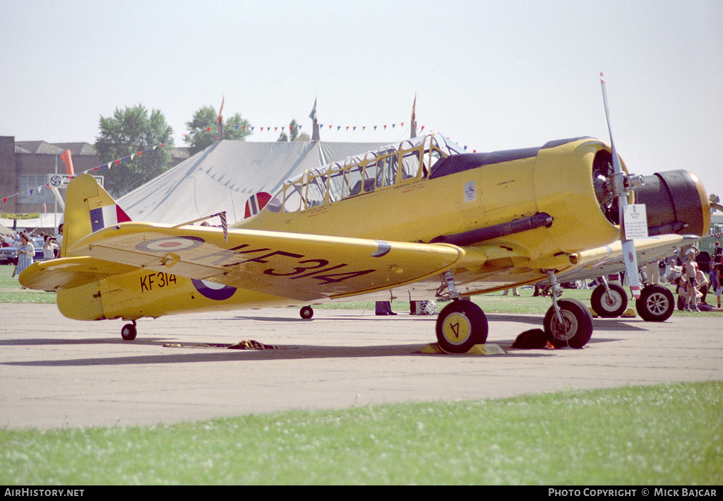 Aircraft Photo of KF314 | North American AT-16 Harvard IIB | UK - Air Force | AirHistory.net #24860