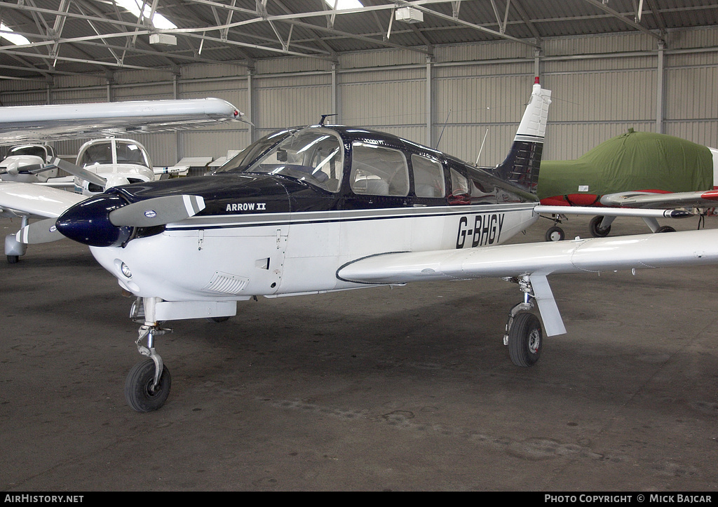 Aircraft Photo of G-BHGY | Piper PA-28R-200 Cherokee Arrow II | AirHistory.net #24864