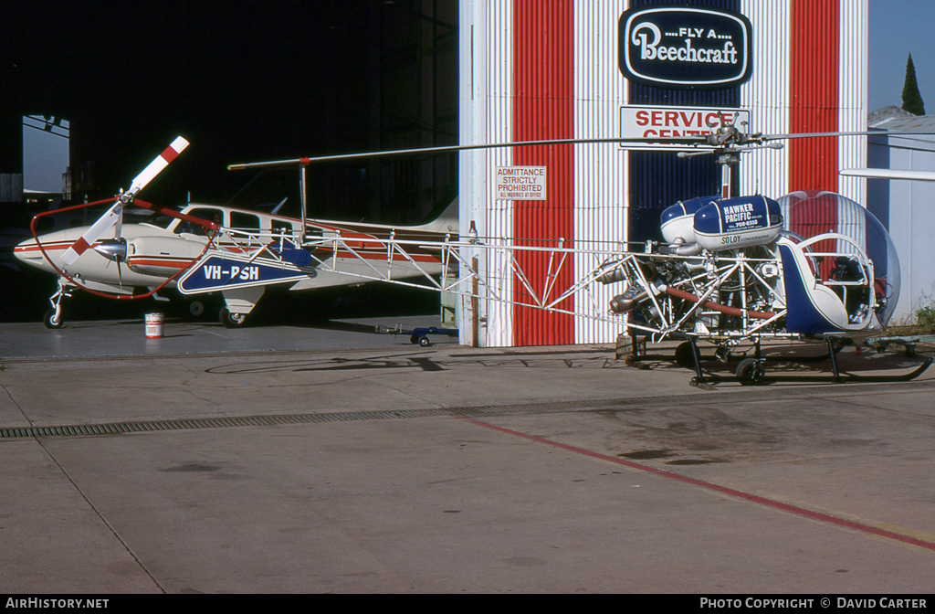 Aircraft Photo of VH-PSH | Bell 47G-3B-2 Soloy | Hawker Pacific | AirHistory.net #24878