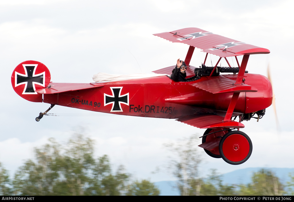 Aircraft Photo of OK-UAA-90 / 425/17 | Fokker Dr.1 (replica) | Germany - Air Force | AirHistory.net #24903