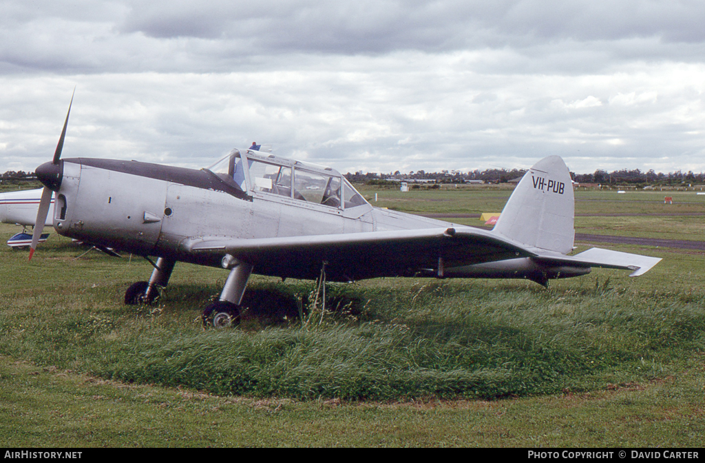 Aircraft Photo of VH-PUB | De Havilland DHC-1 Chipmunk Mk22 | AirHistory.net #24908
