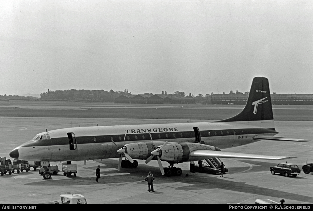 Aircraft Photo of G-ATLE | Bristol 175 Britannia 314 | Transglobe Airways | AirHistory.net #24917