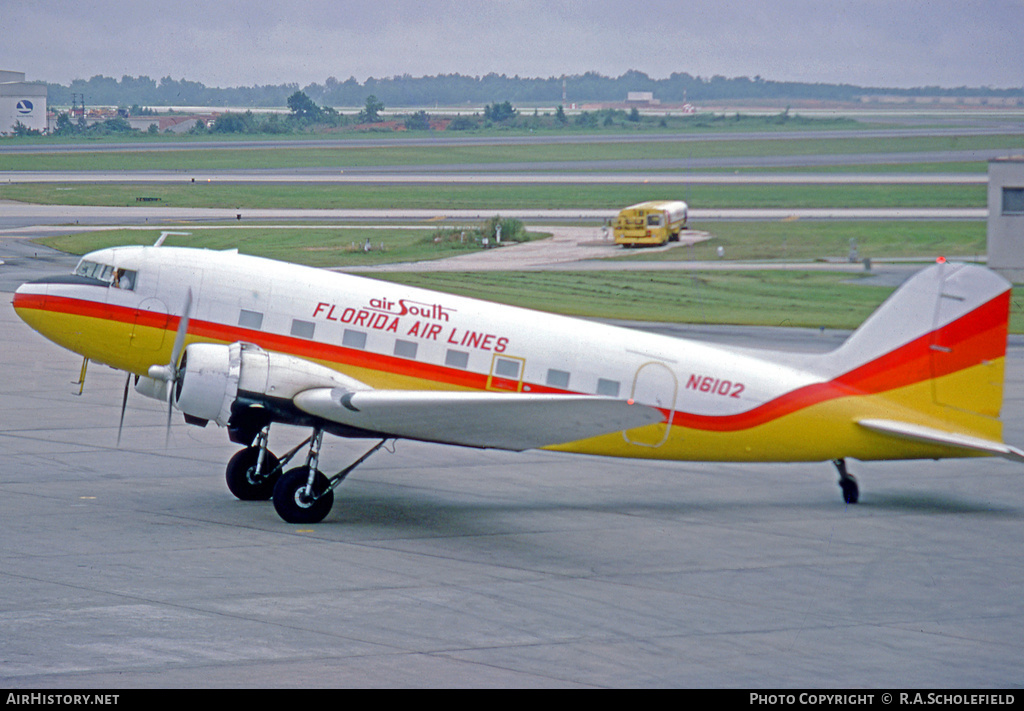 Aircraft Photo of N6102 | Douglas C-53D Skytrooper | Florida Airlines | AirHistory.net #24920