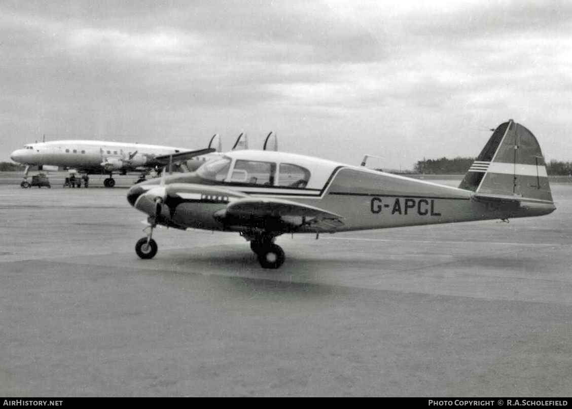 Aircraft Photo of G-APCL | Piper PA-23-150 Apache | The Earl of Derby | AirHistory.net #24927