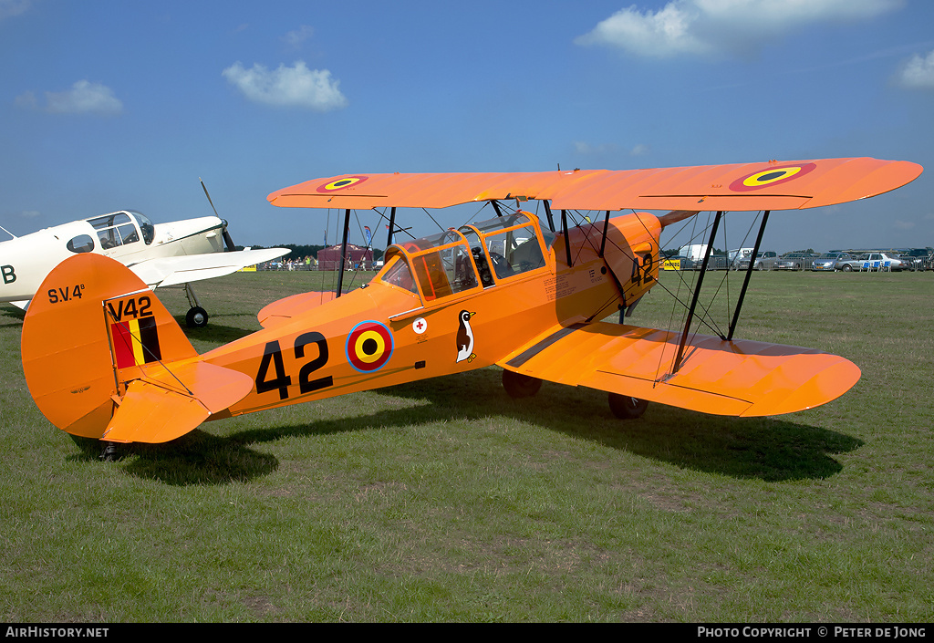 Aircraft Photo of OO-WIL / V42 | Stampe-Vertongen SV-4B | Belgium - Air Force | AirHistory.net #24928