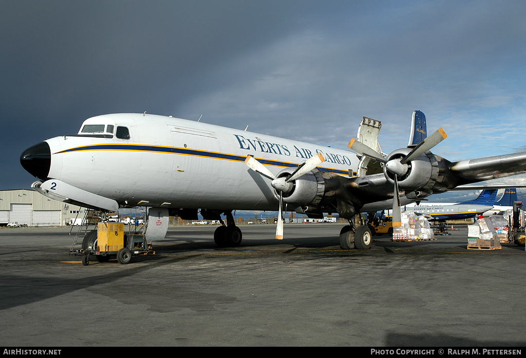 Aircraft Photo of N251CE | Douglas C-118A Liftmaster (DC-6A) | Everts Air Cargo | AirHistory.net #24967