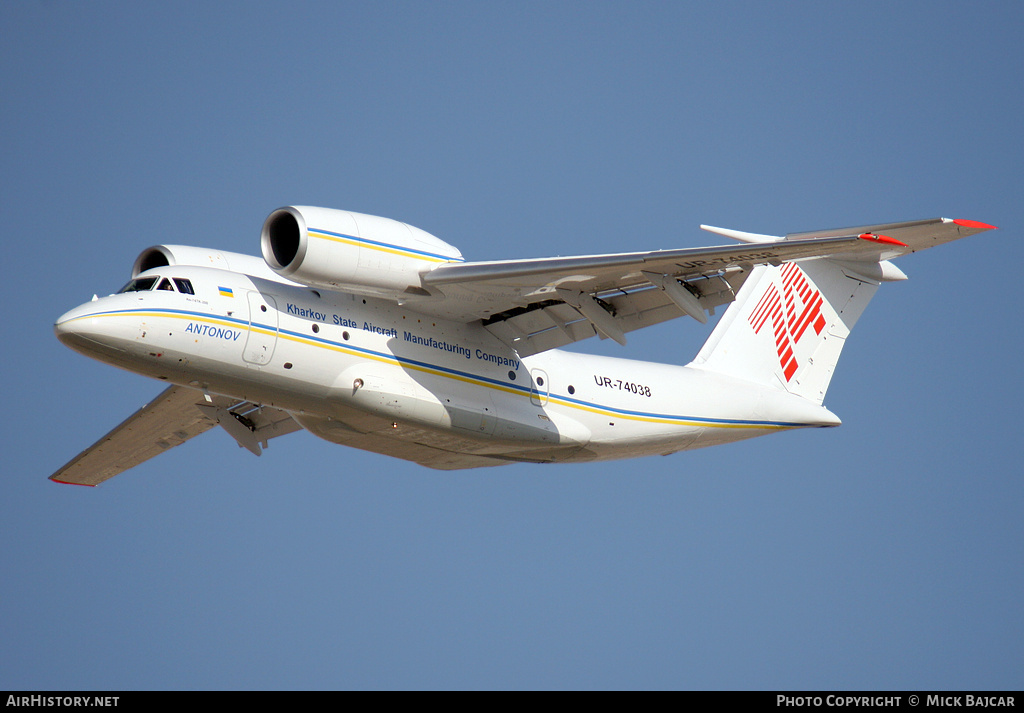 Aircraft Photo of UR-74038 | Antonov An-74TK-200 | Kharkov State Aircraft Manufacturing Company | AirHistory.net #24994