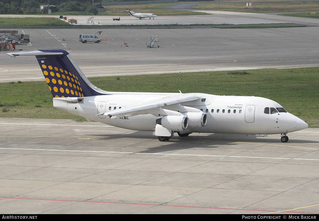 Aircraft Photo of D-AEWE | British Aerospace BAe-146-200A | Eurowings | AirHistory.net #25005
