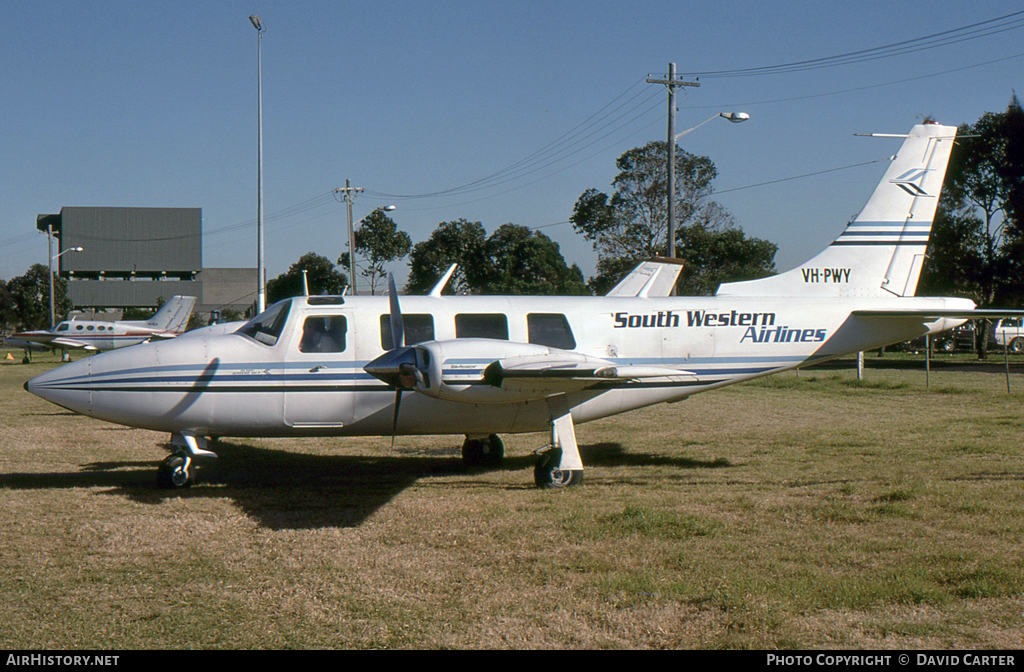 Aircraft Photo of VH-PWY | Ted Smith Aerostar 601P | South Western Airlines | AirHistory.net #25020