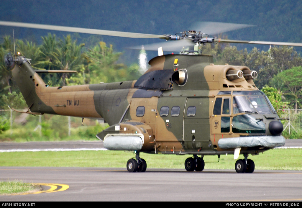 Aircraft Photo of HT-3316 / 16 | Aerospatiale NSA-330SM Puma | Indonesia - Air Force | AirHistory.net #25043