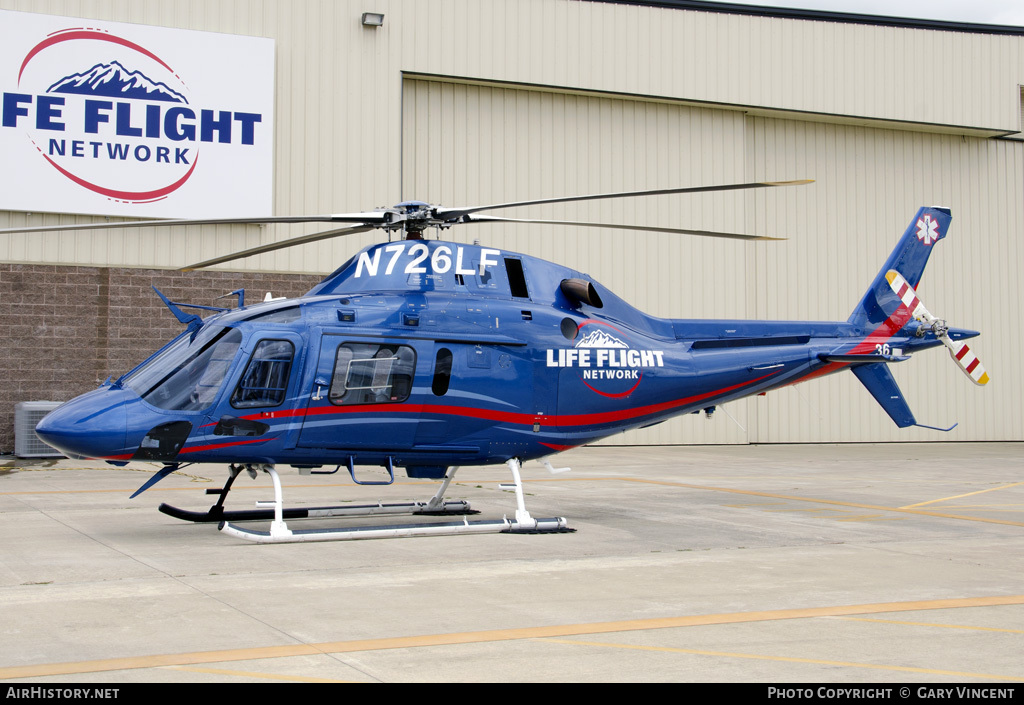 Aircraft Photo of N726LF | AgustaWestland AW-119 MkII Koala (AW-119 Ke) | Life Flight Network | AirHistory.net #25047