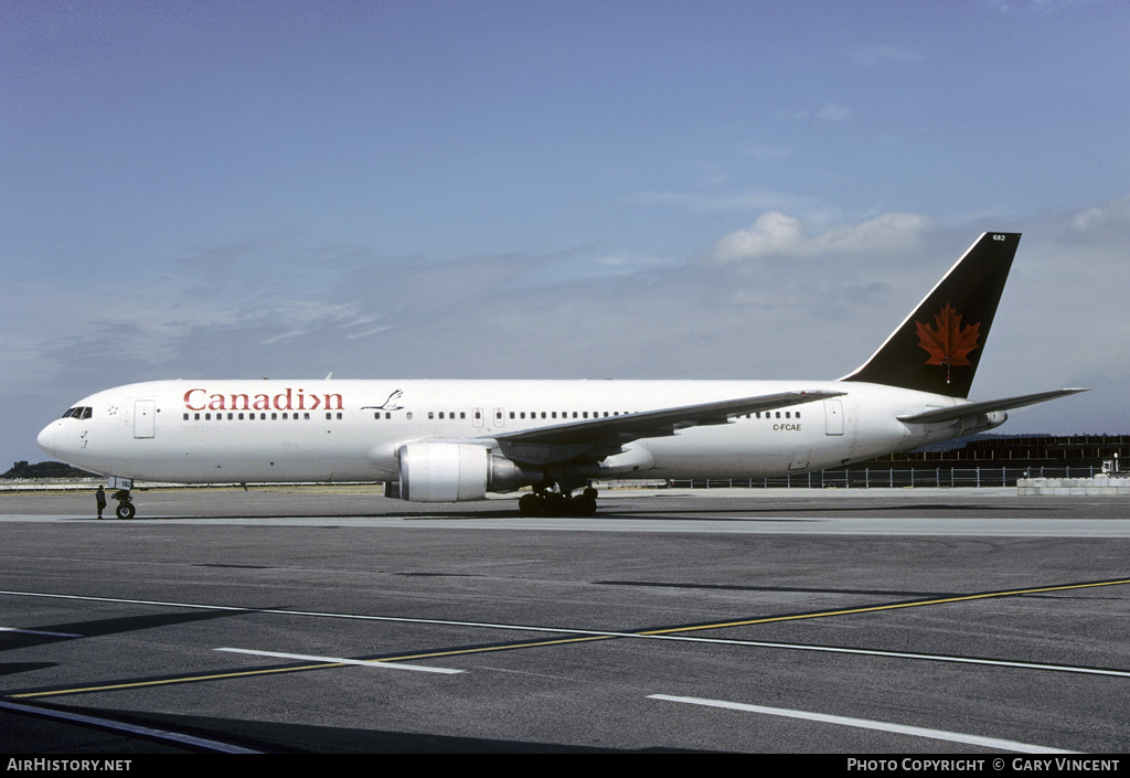 Aircraft Photo of C-FCAE | Boeing 767-375/ER | Canadian Airlines | AirHistory.net #25048