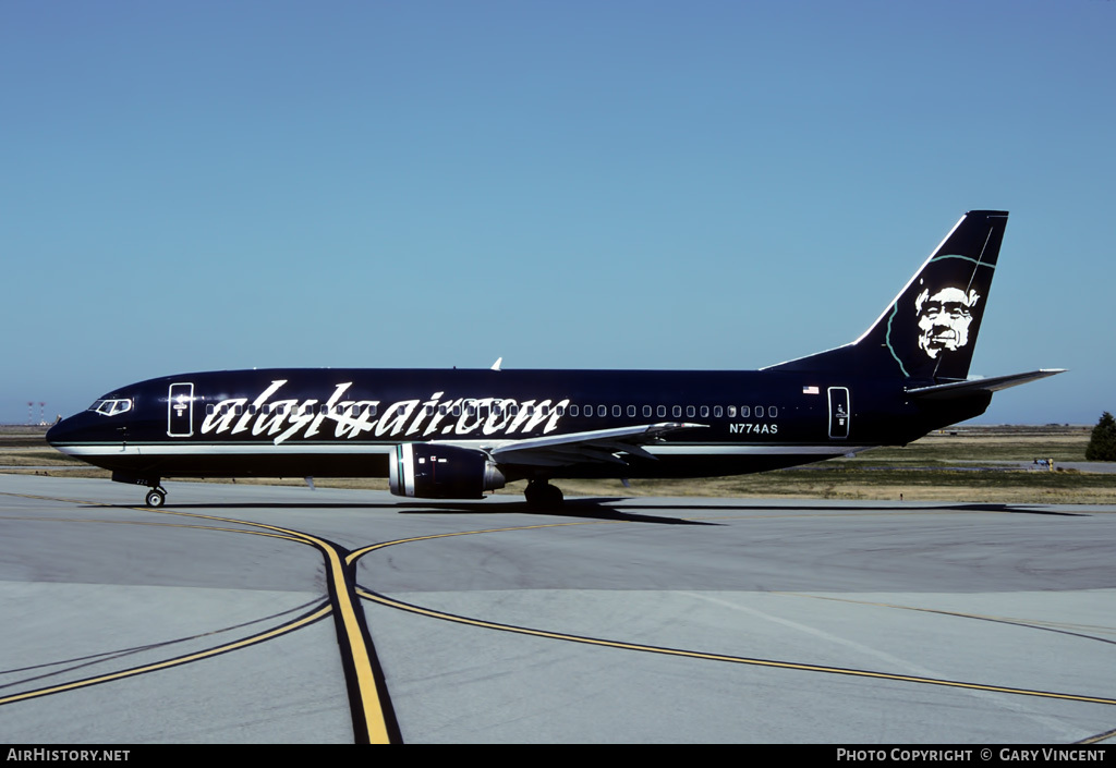 Aircraft Photo of N774AS | Boeing 737-4Q8 | Alaska Airlines | AirHistory.net #25049