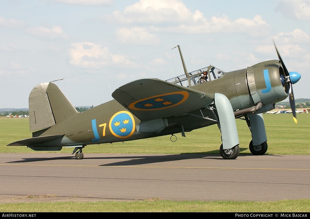 Aircraft Photo of SE-BYH / 17239 | Saab B17A | Sweden - Air Force | AirHistory.net #25063