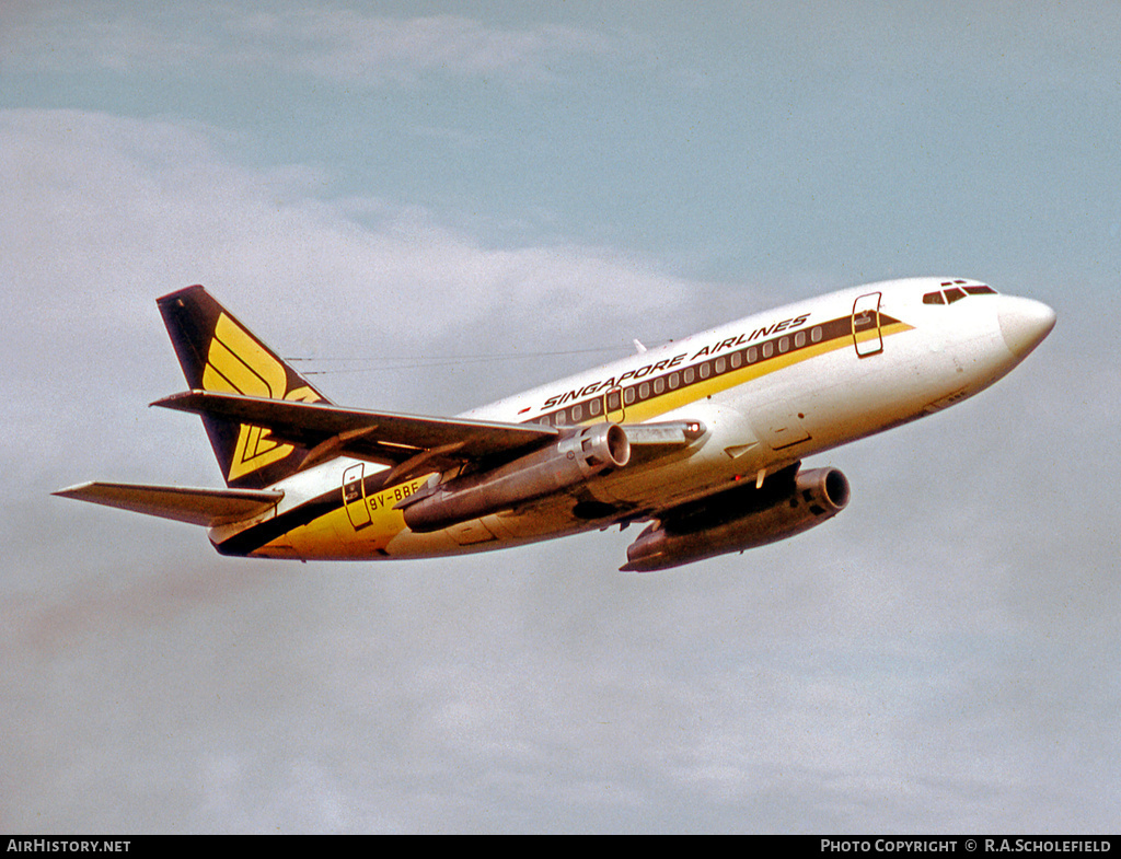 Aircraft Photo of 9V-BBE | Boeing 737-112 | Singapore Airlines | AirHistory.net #25081