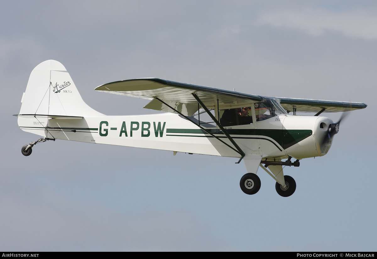 Aircraft Photo of G-APBW | Auster J Auster Mk5 Alpha | AirHistory.net #25093