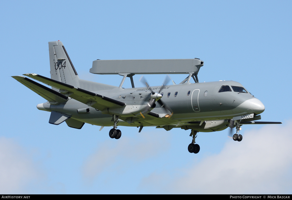 Aircraft Photo of 100004 | Saab S100D Argus (340AEW) | Sweden - Air Force | AirHistory.net #25127
