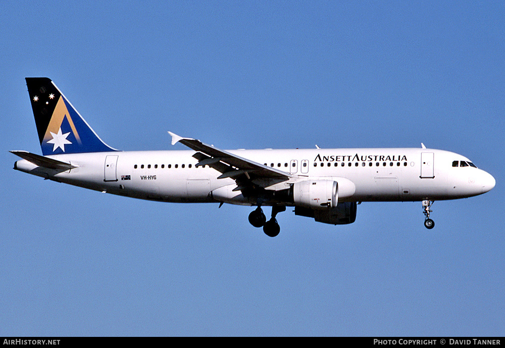 Aircraft Photo of VH-HYG | Airbus A320-211 | Ansett Australia | AirHistory.net #25151