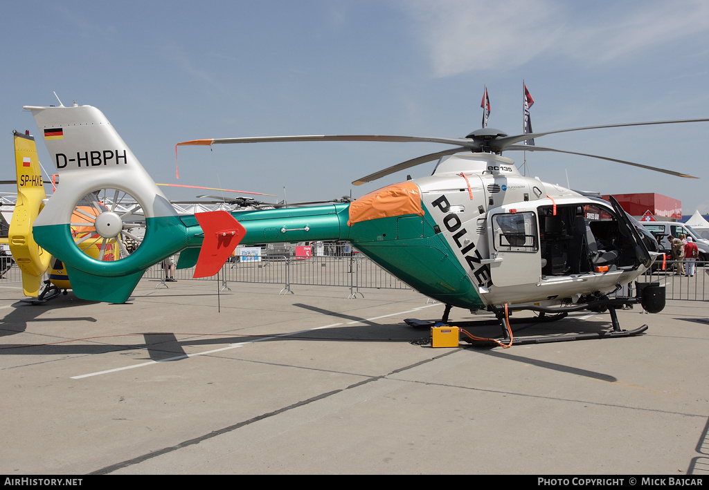 Aircraft Photo of D-HBPH | Eurocopter EC-135P-2+ | Polizei Bayern | AirHistory.net #25158